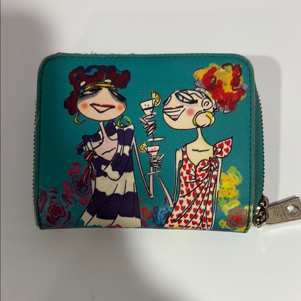 Love Moschino Blue Artistic Wallet